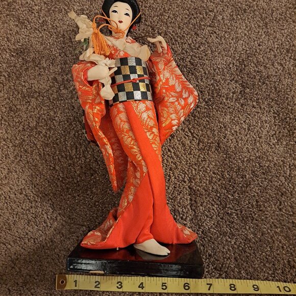 Vintage Wisteria Nishi Doll,Nishi&Co.LTD Japanese Geisha Doll made in Japan - Picture 5 of 8